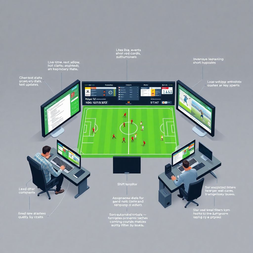 Текстовые трансляции матчей без задержек: как эффективно работать онлайн-трансляциями