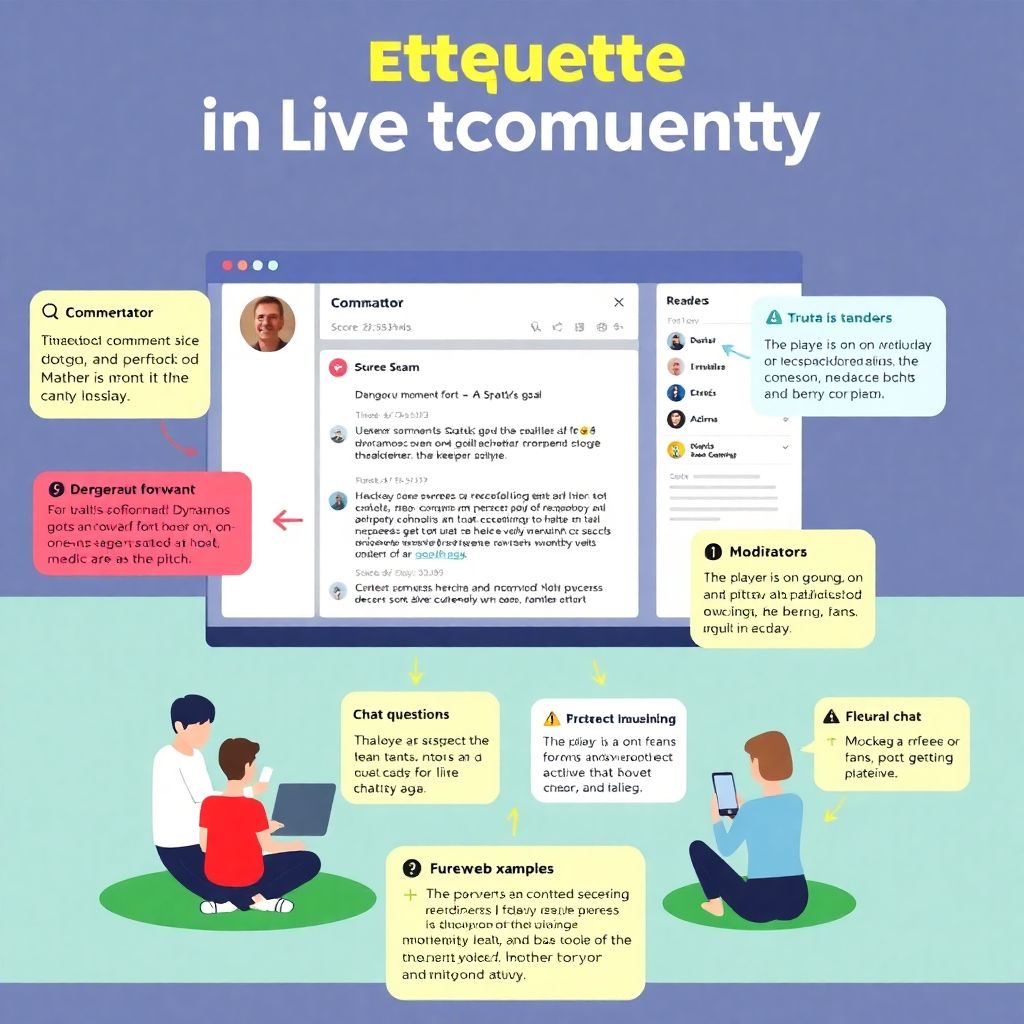 Правила этикета в текстовых трансляциях спортивных событий онлайн