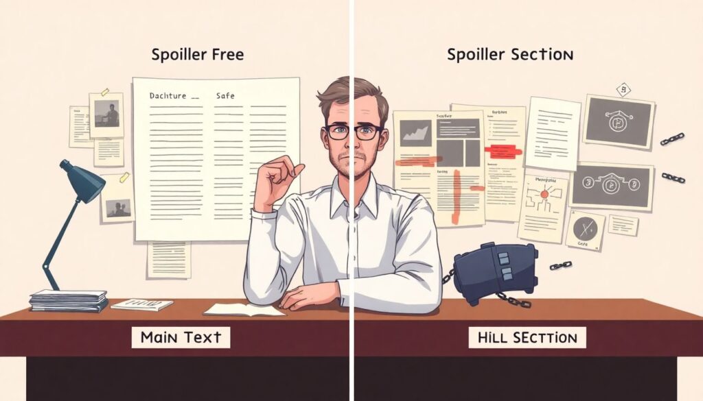 как писать о режиме игры без спойлеров - иллюстрация