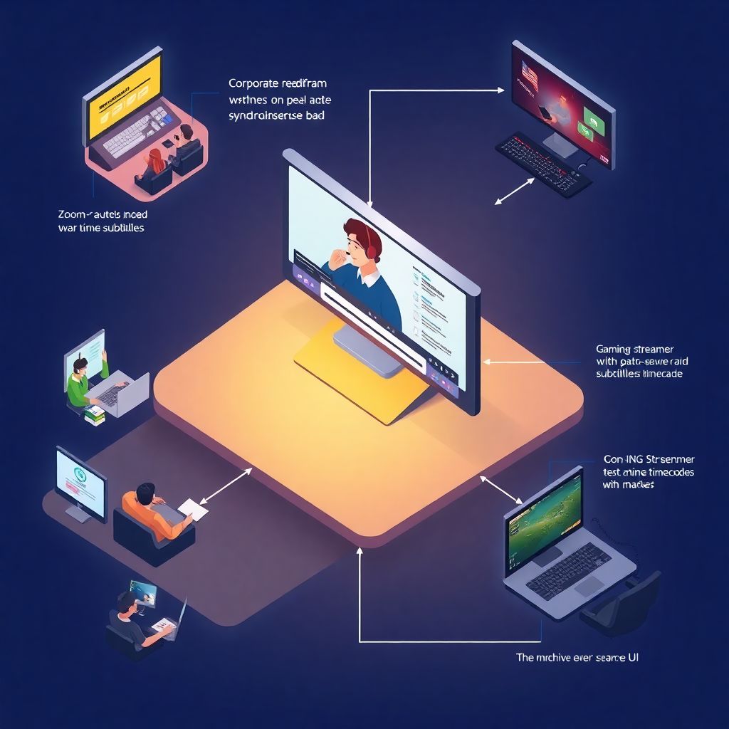 Инструменты для автоматической конвертации видео в текст во время трансляций онлайн