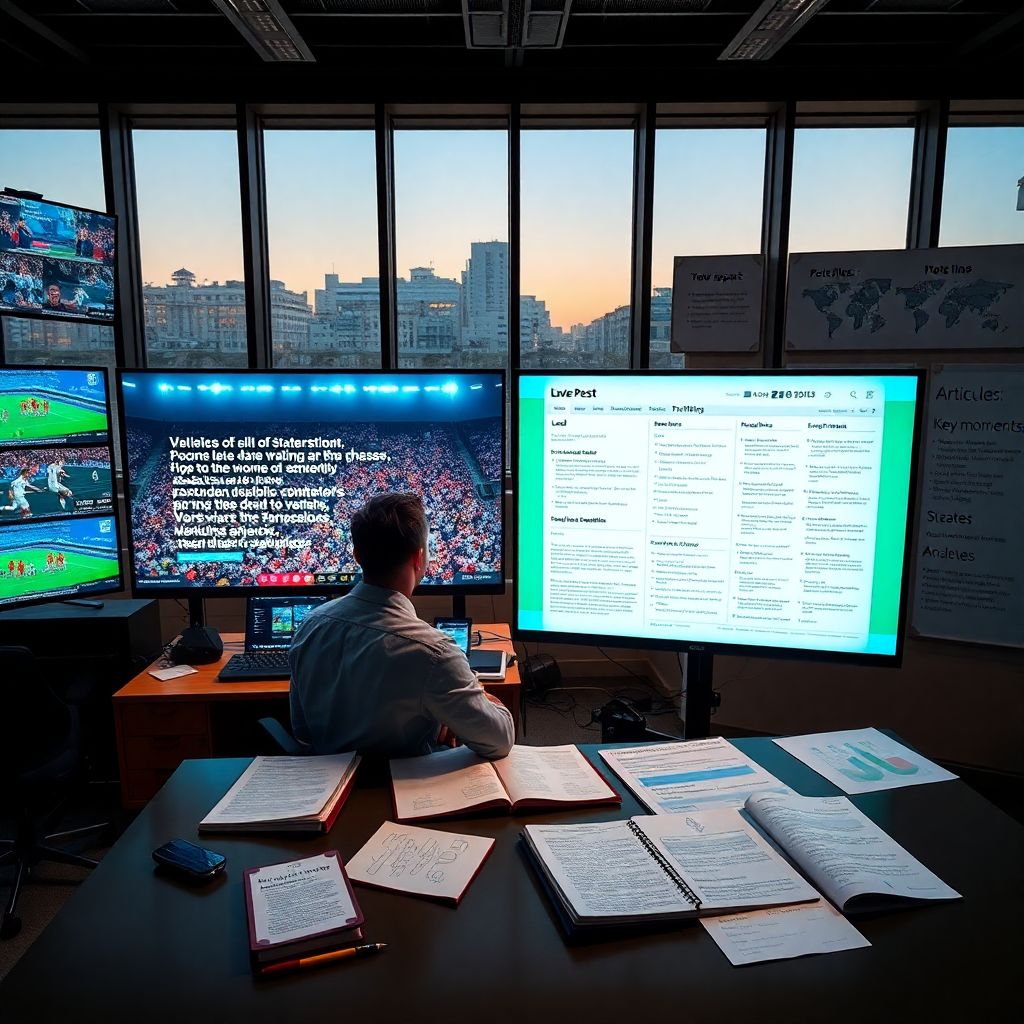 Как превратить текстовые обновления в полноценную новость после матча