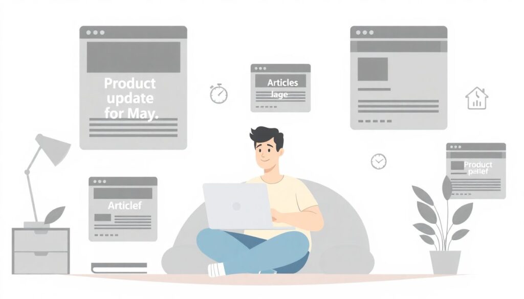 генераторы заголовков для мгновенных текстовых обновлений - иллюстрация