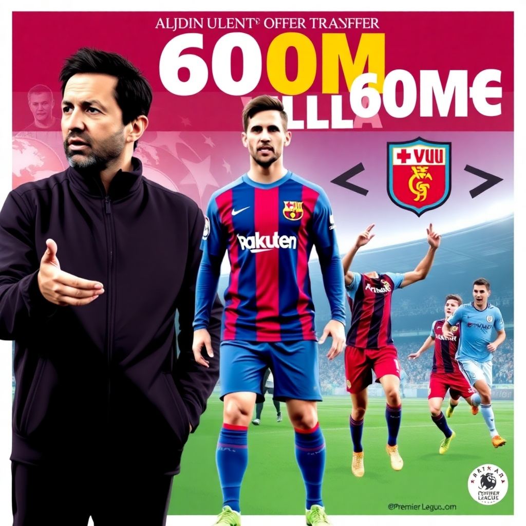 Астон Вилла готова заплатить 60 млн евро за форварда Барселоны по запросу Эмери